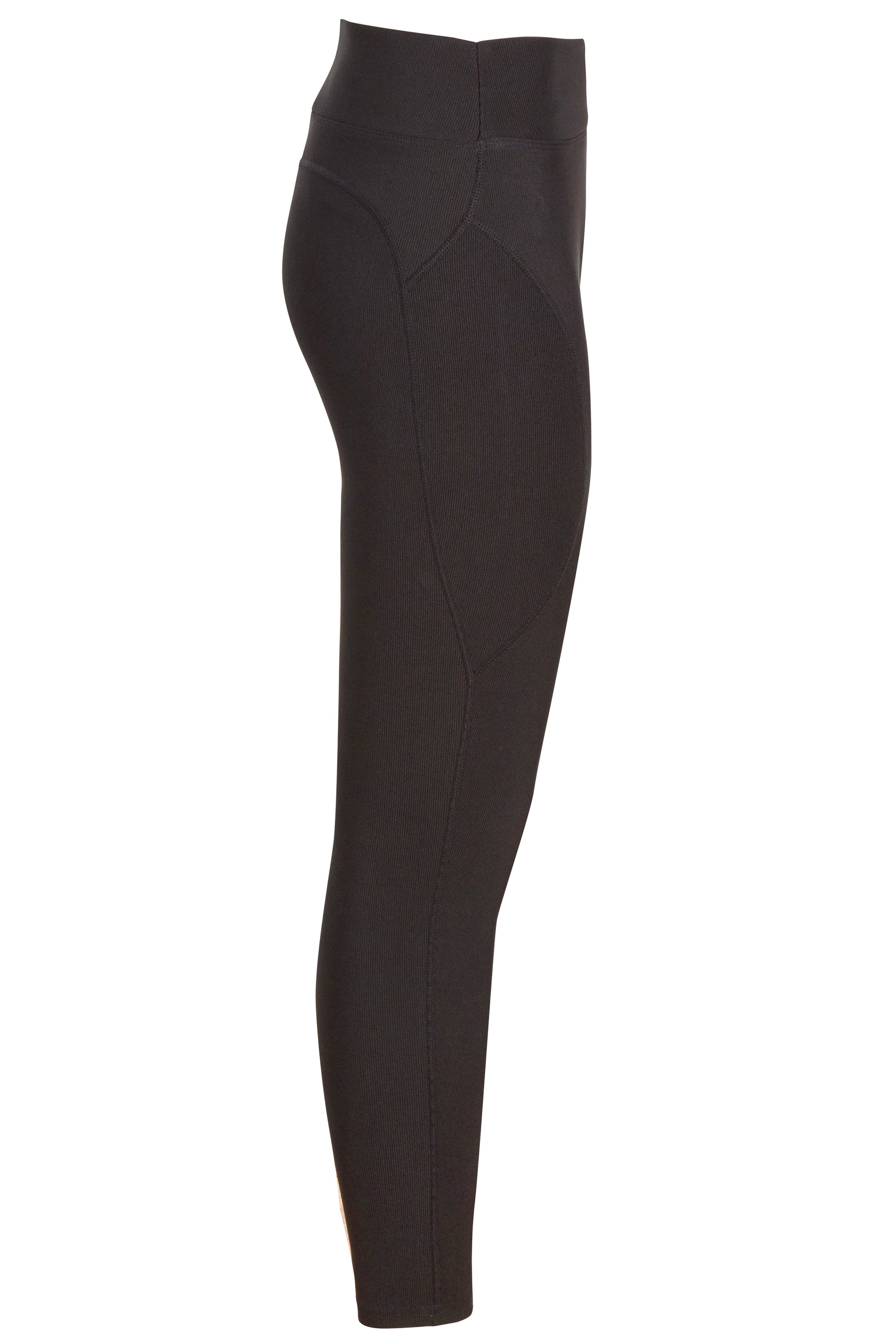 Premium Ribbed Jersey Slim Leg Trouser with Crossover Waistband