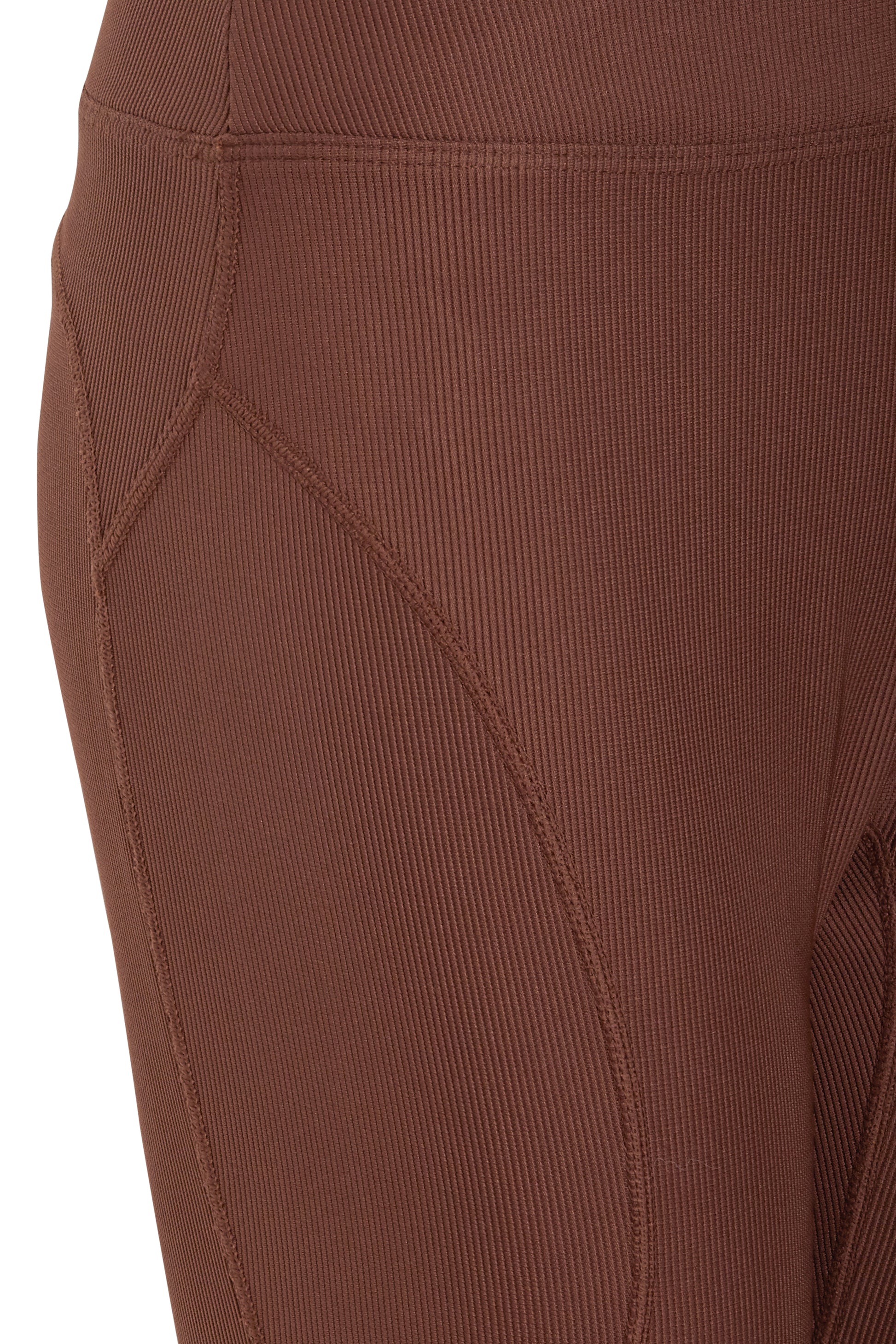 Premium Ribbed Jersey Slim Leg Trouser with Crossover Waistband