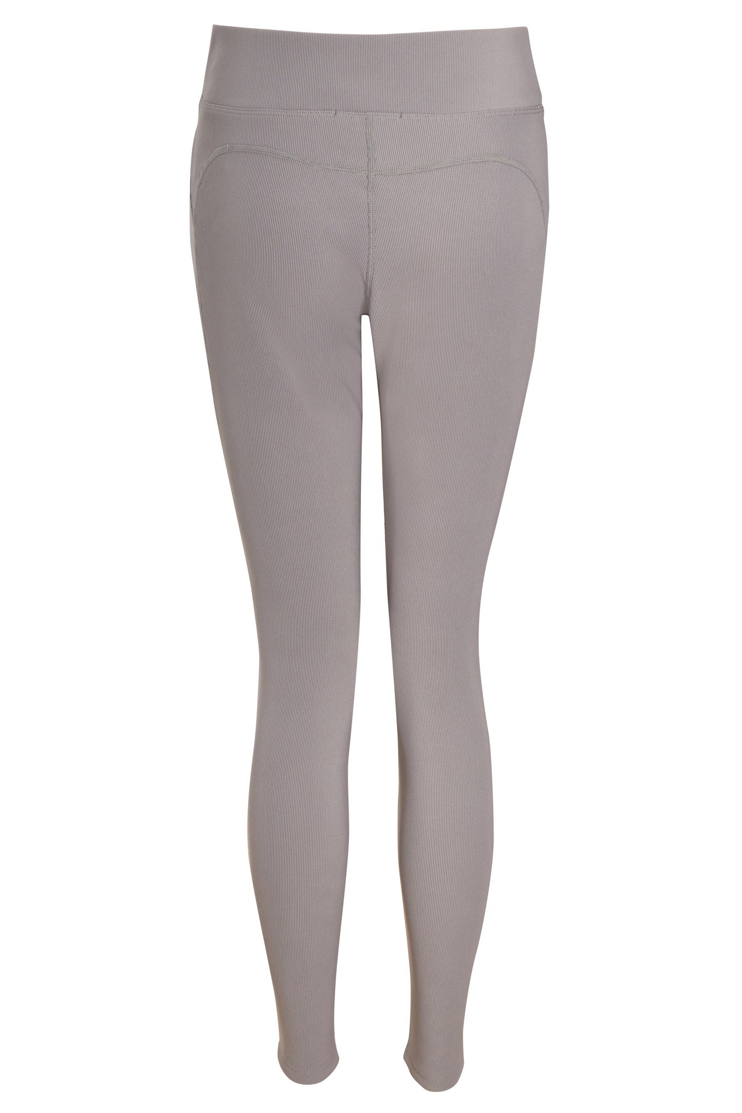 Premium Ribbed Jersey Slim Leg Trouser with Crossover Waistband